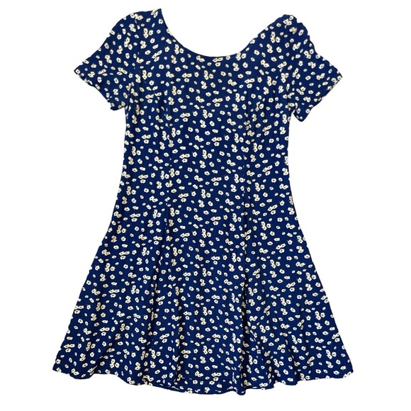 Laundry By Shelli Segal Blue Floral Mini Dress - Picture 2 of 13